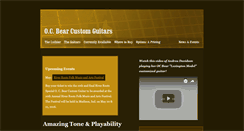 Desktop Screenshot of ocbearguitars.com